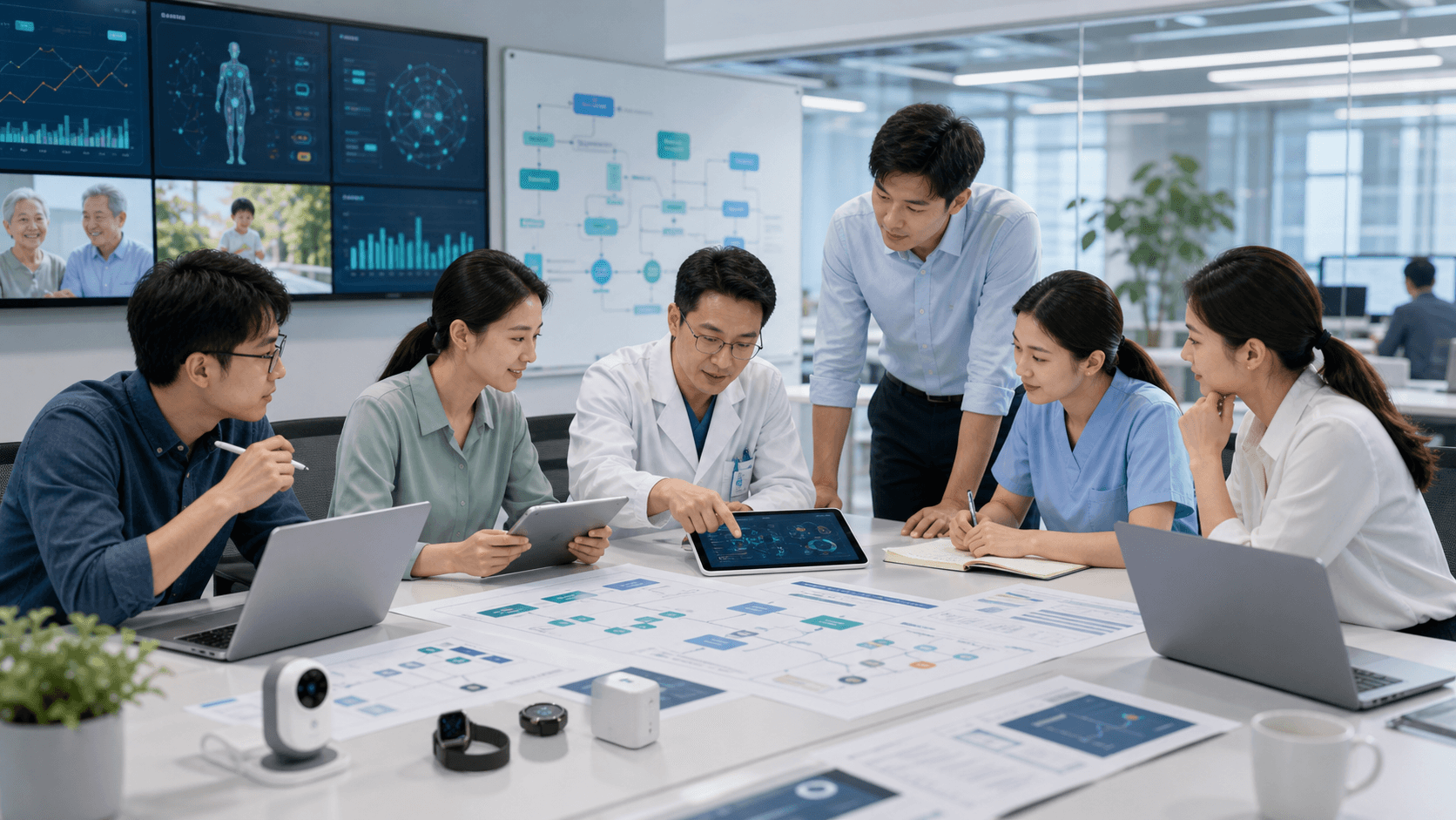 灵境万象团队共创健康智能平台能力